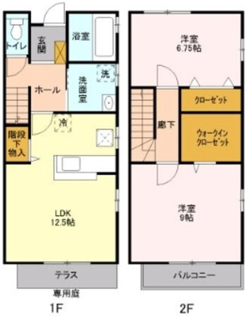 シーウインド中海岸の物件間取画像